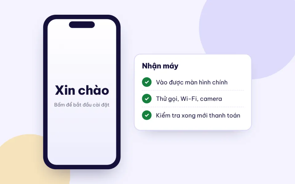 Nhận máy